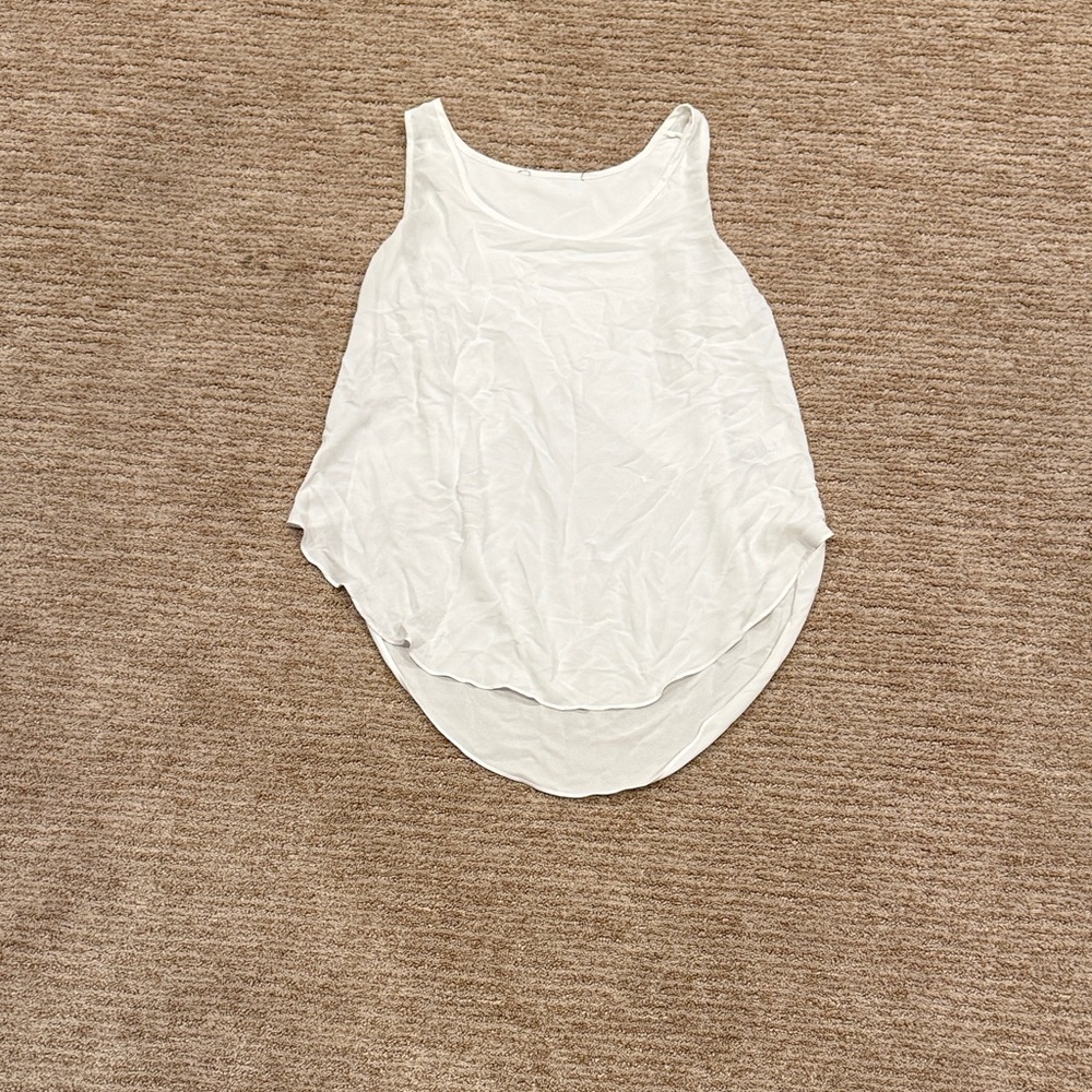 Elegant White Sleeveless Top